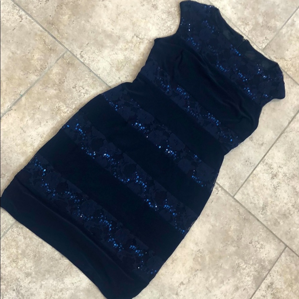Navy blue dress